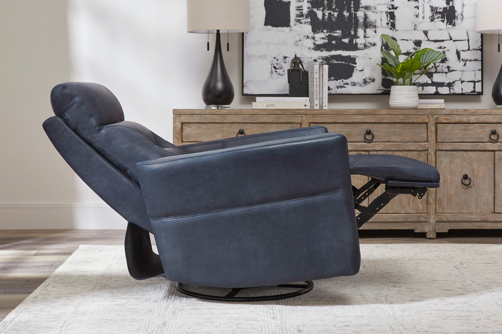 Parker Living - Remmington Power Swivel Glider Recliner in Vintage Navy (Set of 2) - MRMG#812GSPH-VGNV - GreatFurnitureDeal