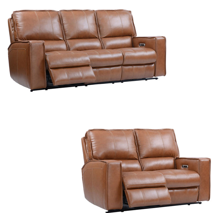Parker Living - Rockford 2 Piece Power Sofa Set in Verona Saddle - MROC#833PH-VSA-2SET