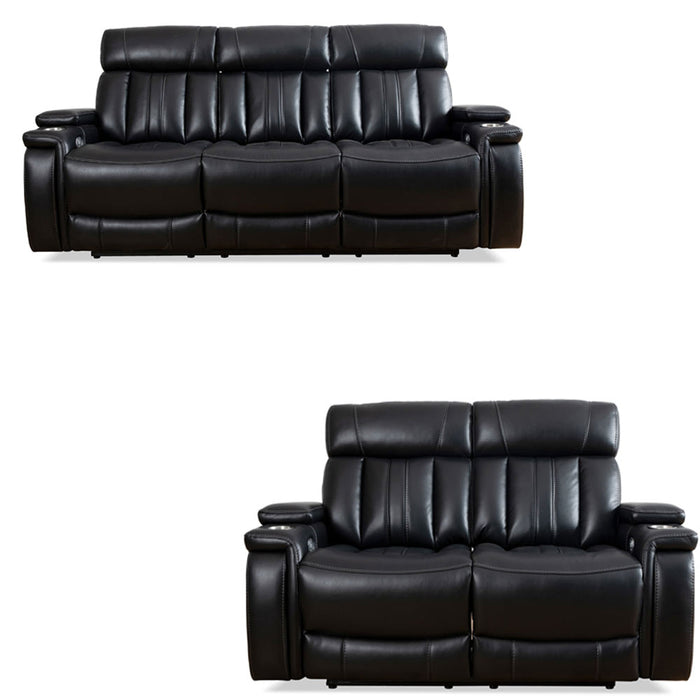 Parker Living - Royce 2 Piece Power Sofa Set in Midnight - MROY#832PH-MID-2SET