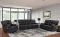 Parker Living - Spartacus Power Double Reclining Sofa with USB Port & Power Headrest in Black - MSPA#832PH-BLC - GreatFurnitureDeal