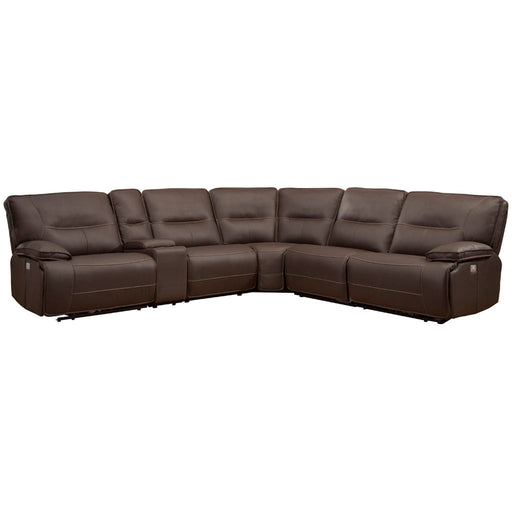 Parker Living - Spartacus 6 Piece Sectional Sofa in Chocolate - MSPA-PACKA(H)-CHO - GreatFurnitureDeal