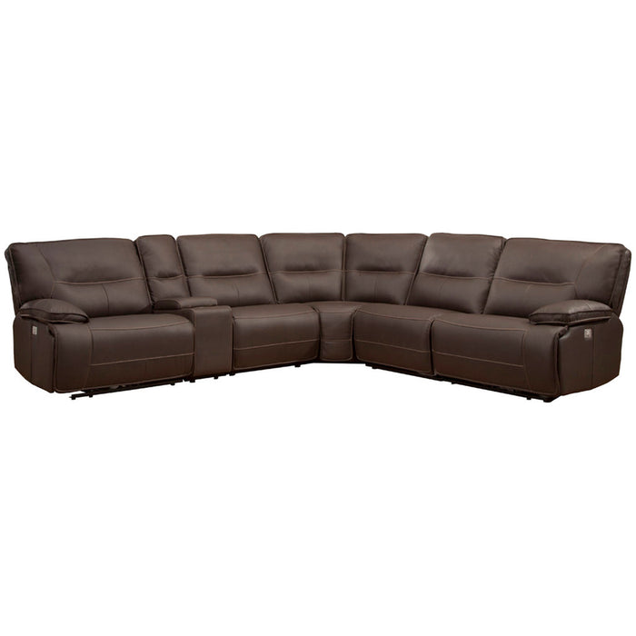 Parker Living - Spartacus 6 Piece Sectional Sofa in Chocolate - MSPA-PACKA(H)-CHO - GreatFurnitureDeal