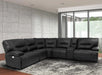 Parker Living - Spartacus 6 Piece Sectional Sofa in Black - MSPA-PACKA(H)-BLC - GreatFurnitureDeal