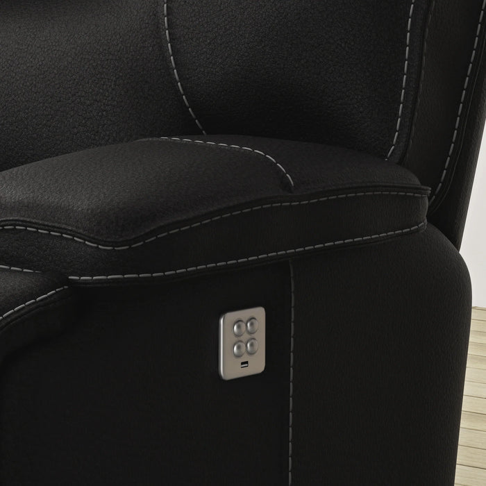 Parker Living - Spartacus 6 Piece Sectional Sofa in Black - MSPA-PACKA(H)-BLC - GreatFurnitureDeal