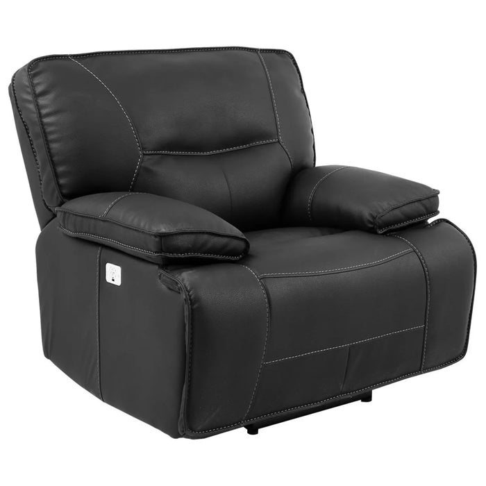 Parker Living - Spartacus Power Recliner with USB Port & Power Headrest in Black -Set of 2- MSPA#812PH-BLC - GreatFurnitureDeal