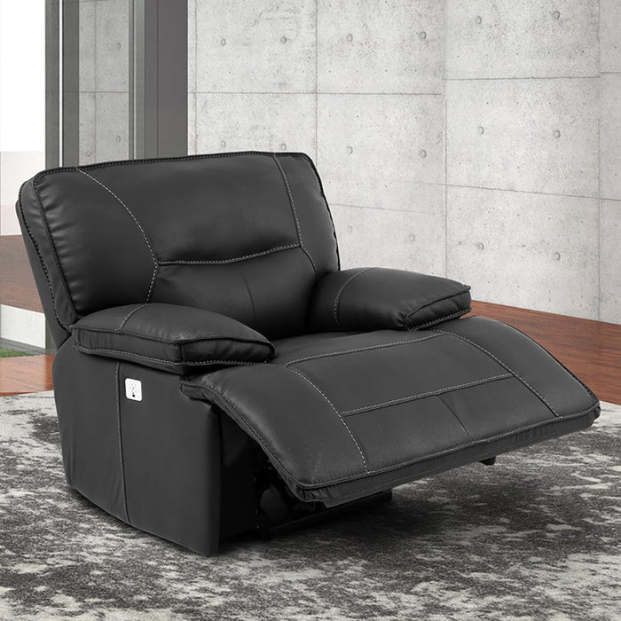 Parker Living - Spartacus Power Recliner with USB Port & Power Headrest in Black -Set of 2- MSPA#812PH-BLC - GreatFurnitureDeal