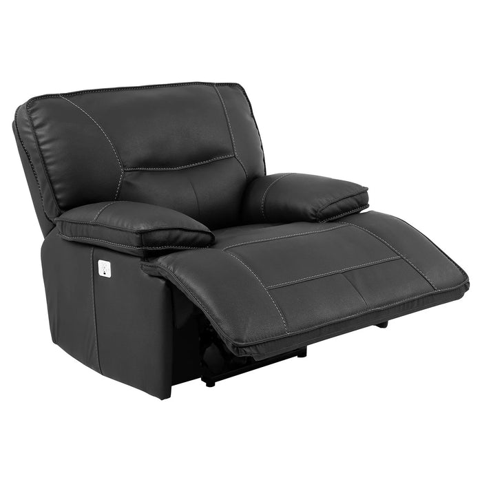Parker Living - Spartacus Power Recliner with USB Port & Power Headrest in Black -Set of 2- MSPA#812PH-BLC - GreatFurnitureDeal