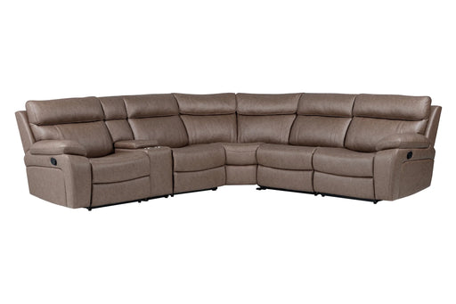 Parker Living - Theon 6 Piece Modular Manual Reclining Sectional in Stokes Toffee - MTHE-PACKA-STOF - GreatFurnitureDeal