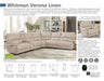Parker Living - Whitman 6 Piece Modular Sectional in Verona Linen - MWHI-PACKA(H)-P50-VLI - GreatFurnitureDeal