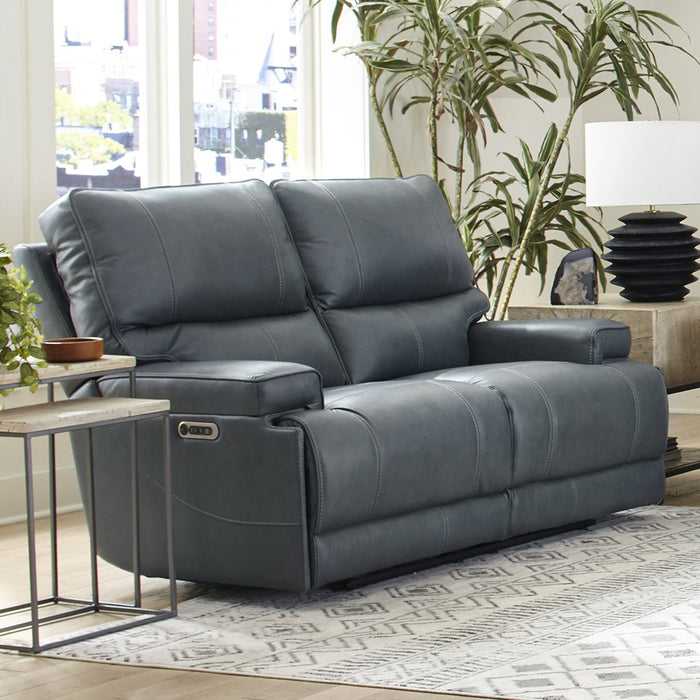 Parker Living - Whitman 2 Piece Power Sofa Set in Verona Azure - MWHI#832PH-P25-822PH-VAZ - GreatFurnitureDeal