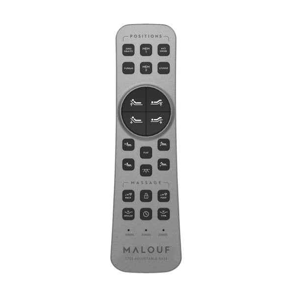 Malouf Structures Replacement Remote Control for Smart Adjustable Bed S755 - RP-S755REMOTE - GreatFurnitureDeal