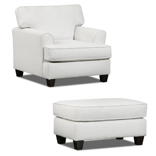 Southern Motion - ST8004 Spencer Matching Chair with Ottoman in Sugarshack Blanco - ST8004-02-03-BLANCO-MTO - GreatFurnitureDeal