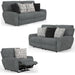 Catnapper - Maxwell 3 Piece Power Reclining Living Room Set in Dolphin - 62211-12-10-DOL - GreatFurnitureDeal