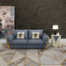 European Furniture - Castello Loveseat Gray Italian Leather - EF-19991-L - GreatFurnitureDeal