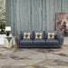 European Furniture - Castello Sofa Gray Italian Leather - EF-19991-S - GreatFurnitureDeal