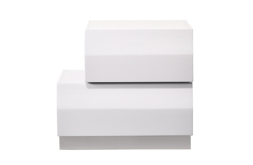 J&M Furniture - Milan White 3 Piece Queen Bedroom Set - 17687-Q-3SET-WHITE
