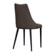 J&M Furniture - Milano Leather Dining Chair in Chocolate - Set of 2 - 18991-C - GreatFurnitureDeal