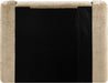 Meridian Furniture - Modena Beige Chenille Fabric Upholstered Twin Bed - ModenaBeige-T - GreatFurnitureDeal