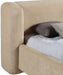 Meridian Furniture - Modena Beige Chenille Fabric Upholstered Twin Bed - ModenaBeige-T - GreatFurnitureDeal