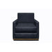 GFD Leather - Monterrey 30.5" Wide Upholstered Swivel Chair, Napa Admiral - GTRX11NA-6A - GreatFurnitureDeal