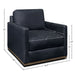 GFD Leather - Monterrey 30.5" Wide Upholstered Swivel Chair, Napa Admiral - GTRX11NA-6A - GreatFurnitureDeal