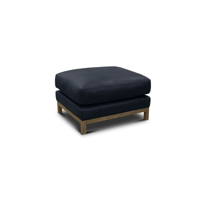 GFD Leather - Monterrey 30" Wide Upholstered Ottoman, Napa Admiral - GTRX11NA-00 - GreatFurnitureDeal