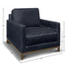 GFD Leather - Monterrey 32" Wide Upholstered Accent Chair, Napa Admiral - GTRX11NA-10 - GreatFurnitureDeal