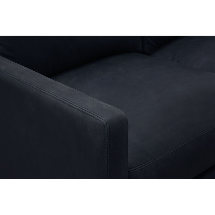GFD Leather - Monterrey 90" Wide Upholstered Sofa, Napa Admiral - GTRX11NA-30 - GreatFurnitureDeal