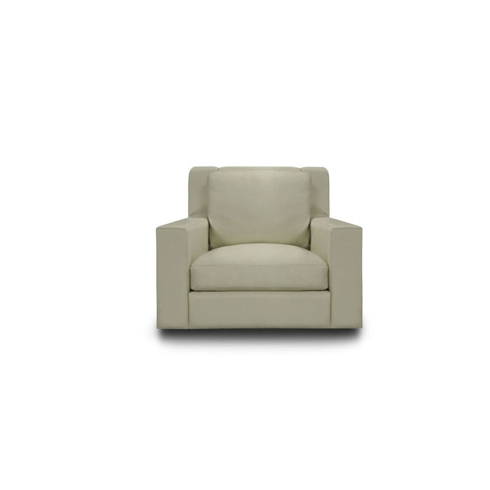 GFD Leather - Montreal 40" Wide Upholstered Swivel Chair, Boca Linen - GTRX26-6A