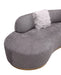 J&M Furniture - Moon Sectional & Chair in Dark Grey - 18632-SEC - GreatFurnitureDeal