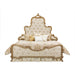 AICO Furniture - Platine de Royale 6 Piece Eastern King Bedroom Set in Champagne - N09000EKPL3-101-6SET - GreatFurnitureDeal