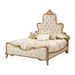 AICO Furniture - Platine de Royale 5 Piece Eastern King Bedroom Set in Champagne - N09000EKPL3-101-5SET - GreatFurnitureDeal