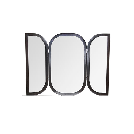 AICO Furniture - Paris Chic Vanity Wall Mirror in Espresso - N9003068-409 - GreatFurnitureDeal