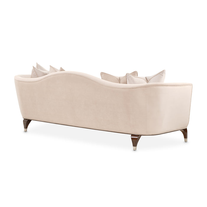 AICO Furniture - Paris Chic"Sofa Tiramisu"Espresso - N9003815-TRMSU-409 - GreatFurnitureDeal