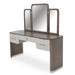 AICO Furniture - Roxbury Park Vanity Desk & Mirror in Slate - N9006207-068-220 - GreatFurnitureDeal