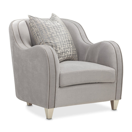 AICO Furniture - Roxbury Park Matching Chair in Slate - N9006835-STEEL-220 - GreatFurnitureDeal