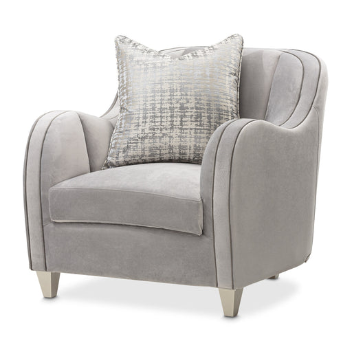 AICO Furniture - Roxbury Park Matching Chair in Slate - N9006835-STEEL-220 - GreatFurnitureDeal