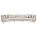 AICO Furniture - Malibu Crest 3 Piece Sofa in Pearl Chardonnay - N9007-3PC-PEARL-822 - GreatFurnitureDeal