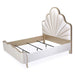 AICO Furniture - Malibu Crest Eastern King Scalloped Panel Bed - N9007000EK3-822 - GreatFurnitureDeal