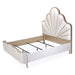 AICO Furniture - Malibu Crest 5 Piece Eastern King Scalloped Panel Bedroom Set - N9007000EK3-822-5SET - GreatFurnitureDeal