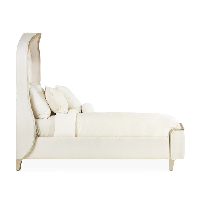 AICO Furniture - Malibu Crest 7 Piece California King Curved Panel Bedroom Set - N9007000CK3CR-822-7SET