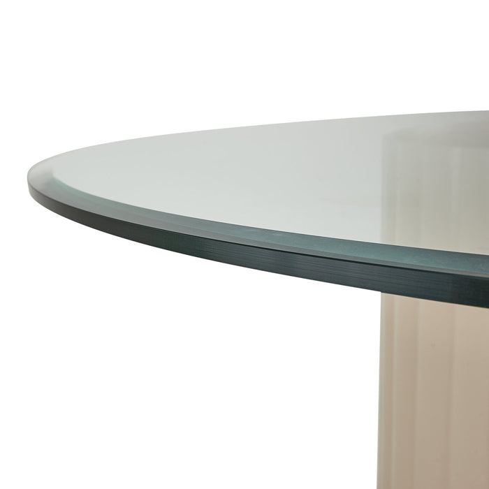 AICO Furniture - Malibu Crest 5 Piece Dining Table Set in Chardonnay - N9007001-101-822-5SET