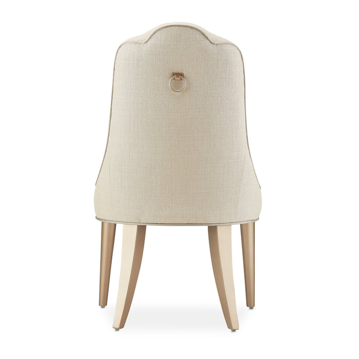 AICO Furniture - Malibu Crest"Side Chair in Chardonnay - 9007003-822 - GreatFurnitureDeal