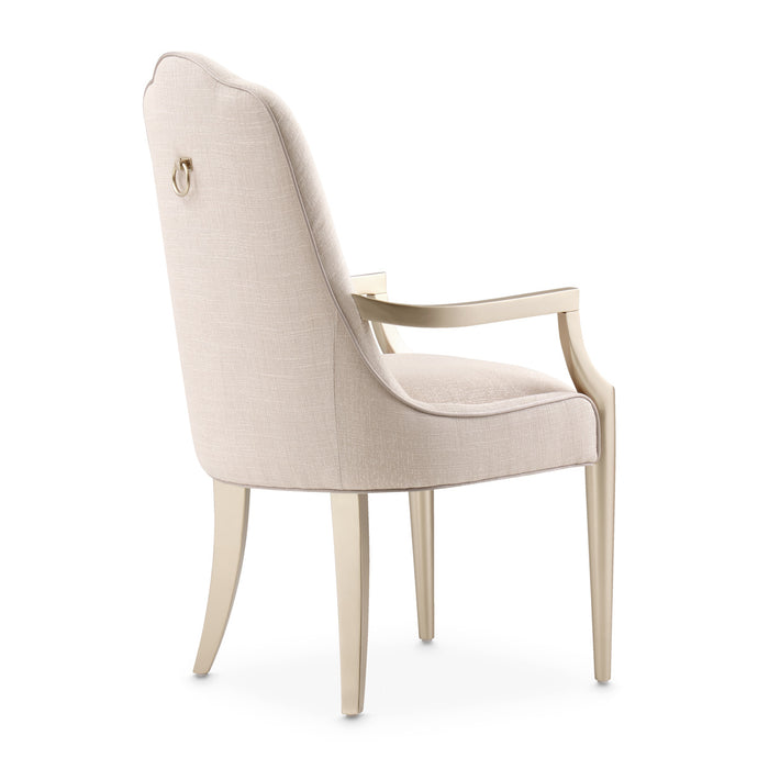 AICO Furniture - Malibu Crest 5 Piece Rectangular Table Set in Blush - N9007000-131-5SET
