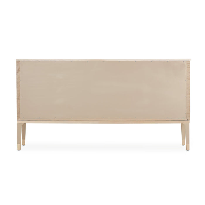 AICO Furniture - Malibu Crest 8 Piece Rectangular Room Set in Blush - N9007000-131-8SET