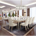 AICO Furniture - Malibu Crest 6 Piece Rectangular Room Set in Blush - N9007000-131-6SET - GreatFurnitureDeal