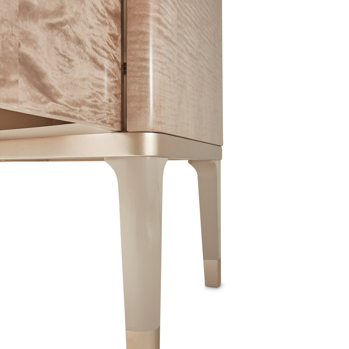 AICO Furniture - Malibu Crest 6 Piece Dining Room Set in Chardonnay - N9007001-101-822-6SET