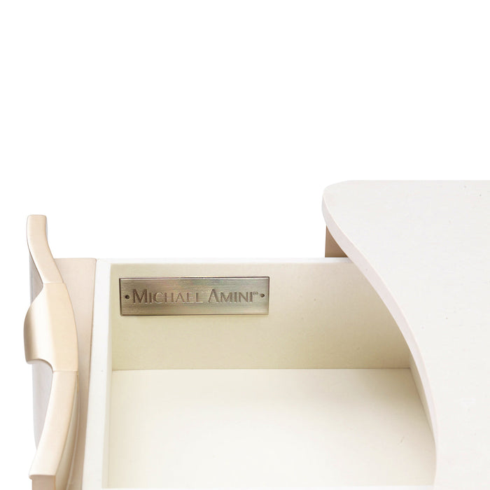 AICO Furniture - Malibu Crest 5 Piece Queen Scalloped Panel Bedroom Set - N9007000QN3-822-5SET