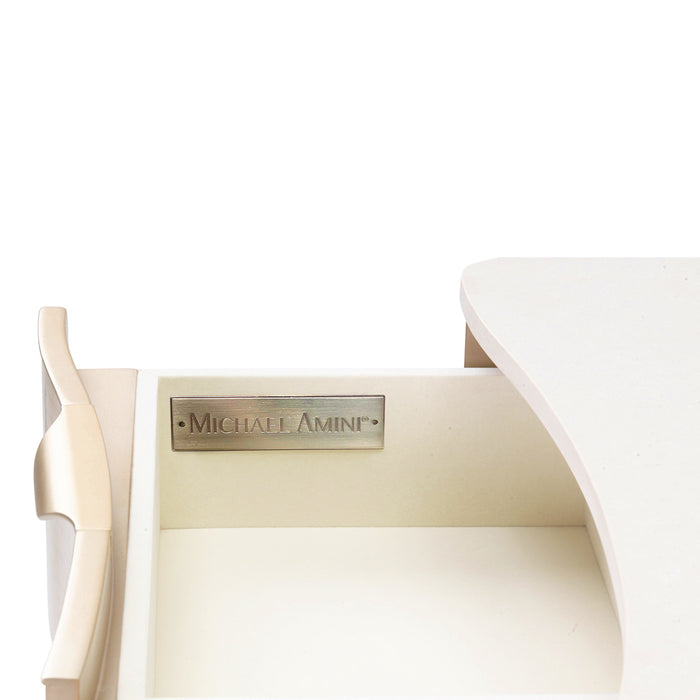 AICO Furniture - Malibu Crest 8 Piece Eastern King Curved Panel Bedroom Set - N9007000EK3CR-822-8SET