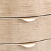 AICO Furniture - Malibu Crest Nightstand 3 Drawer in Blush - N9007040-131 - GreatFurnitureDeal